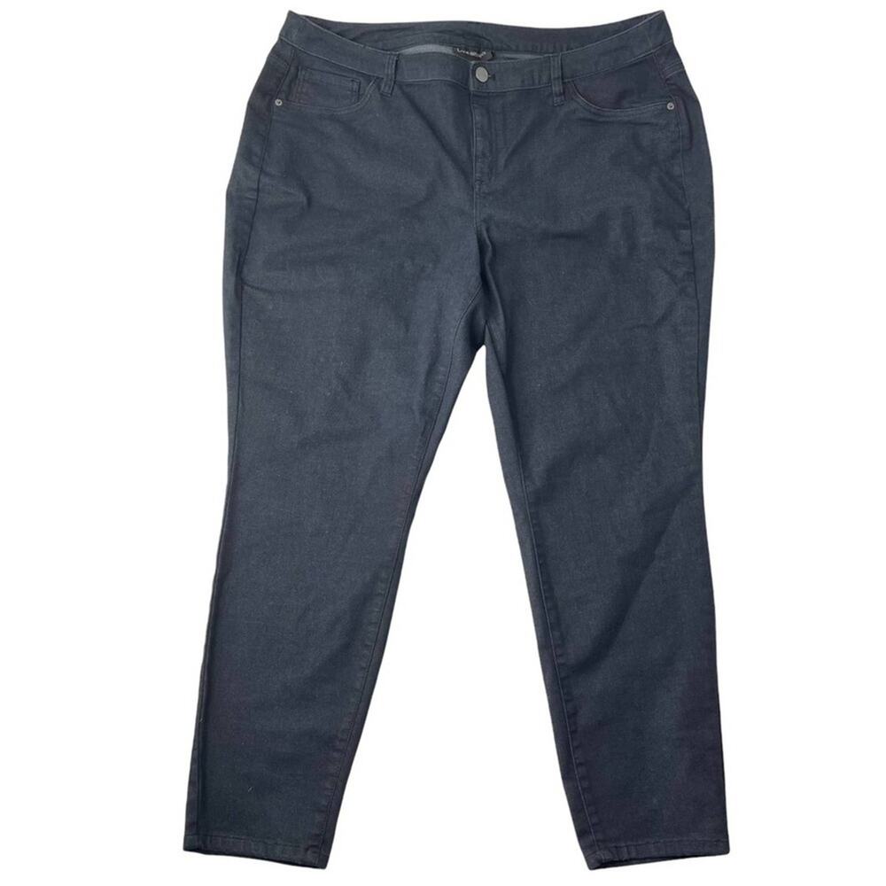 Lane Bryant Blue tapered leg skinny jeans stretch classic women's plus size 24
